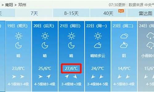 近来几天邓州的天气_邓州一周天气预报查询